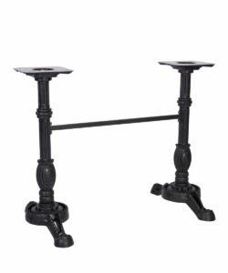 Bistro Twin Pedestal Composite Outdoor Table Base