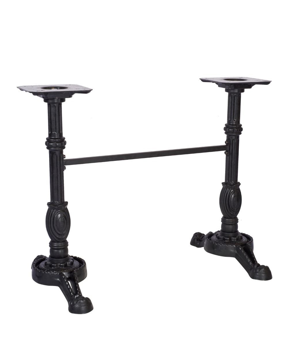 Bistro Twin Pedestal Composite Outdoor Table Base