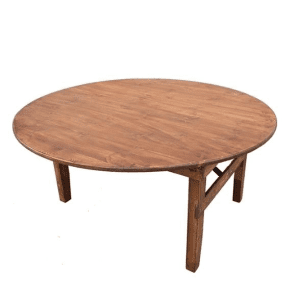 Rustic Round Table