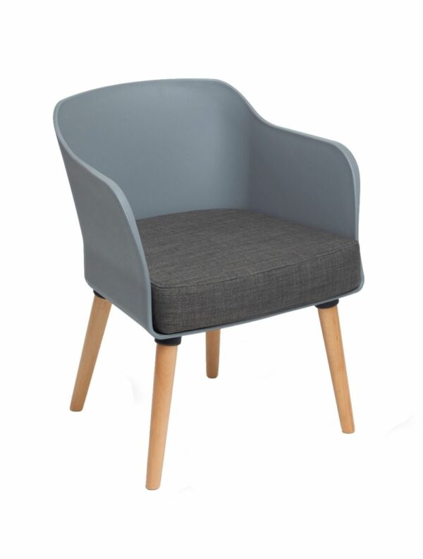 Poppy Armchair Grey - Image 2