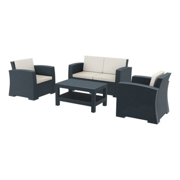 Monaco 4 Piece Sofa Set