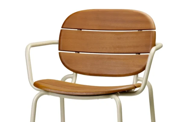 Si-Si Wood Armchair - Image 3