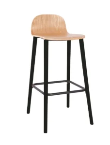 Copenhagen High Stool - Wood Legs