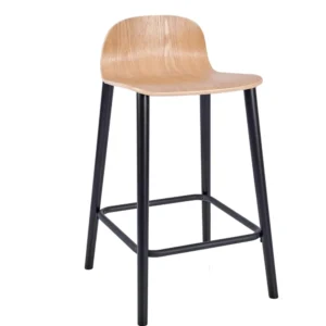Copenhagen Mid Height Stool - Wood Leg