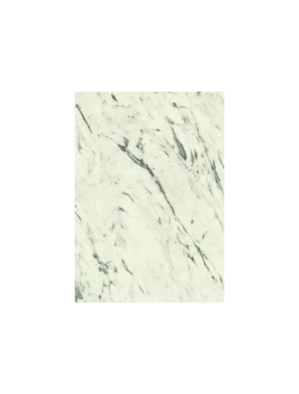 Laminate Top: Egger White Carrara Marble (F204 ST9) Gold Edge - Image 3